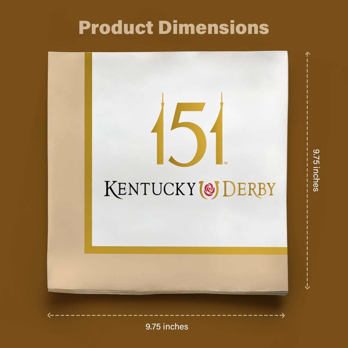 Official Kentucky Derby 151st Luncheon Napkins