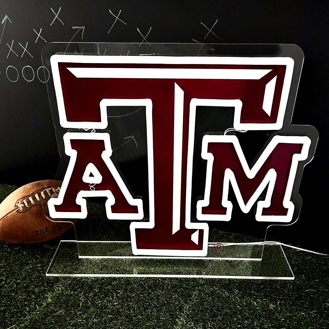 Texas A&M Aggies Neon Tabletop Sign