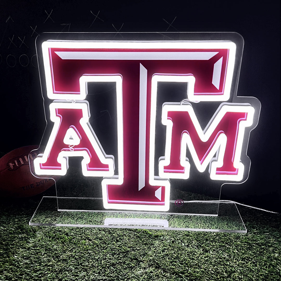Texas A&M Aggies Neon Tabletop Sign