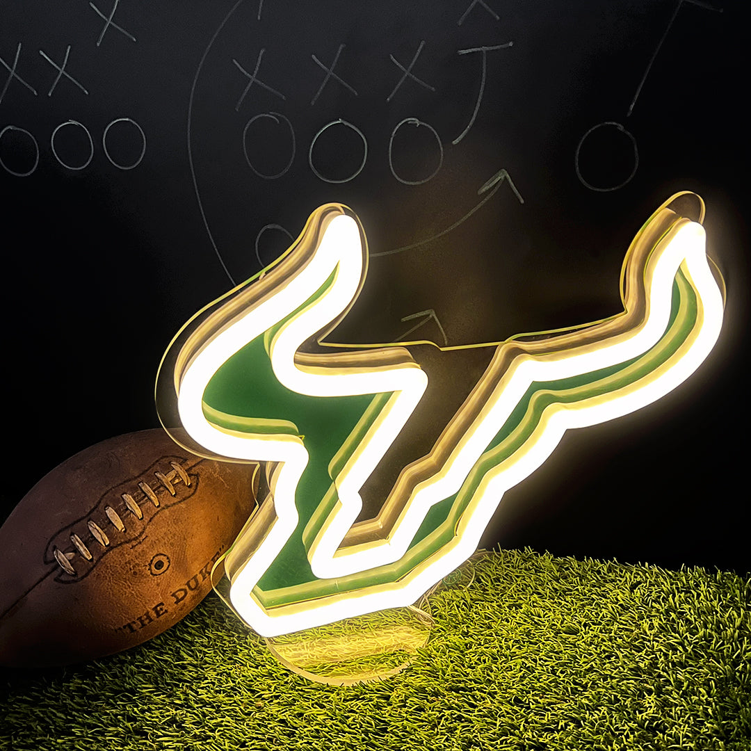 South Florida Bulls Neon Tabletop Sign
