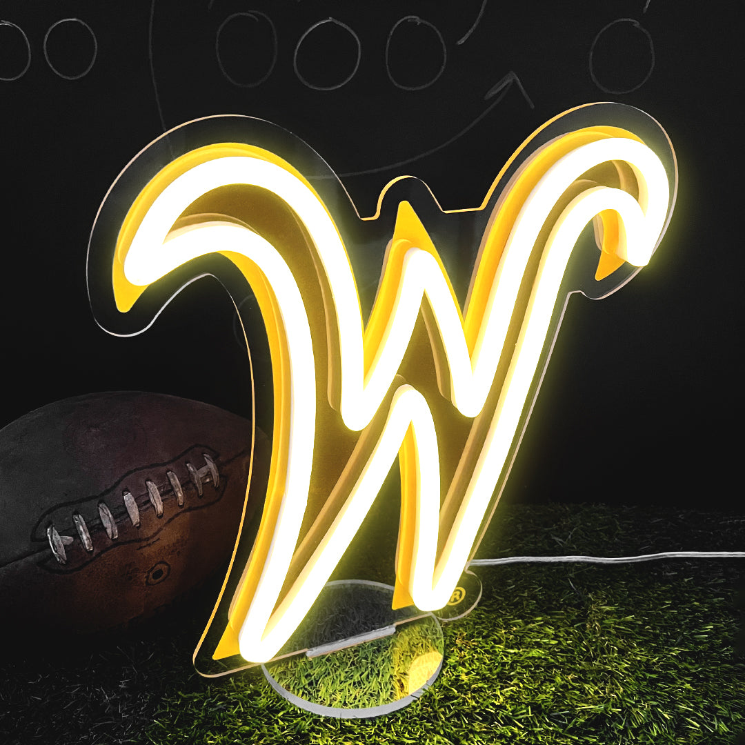 Wichita State Shockers Neon Tabletop Sign