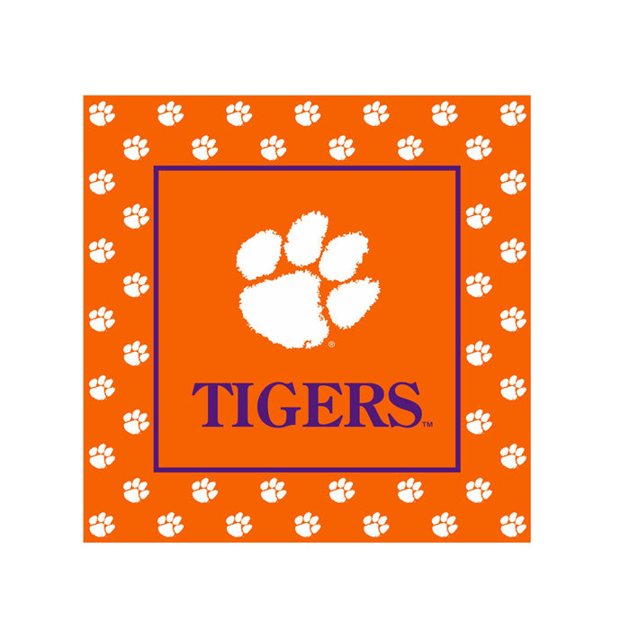 Clemson Tigers Beverage Napkins