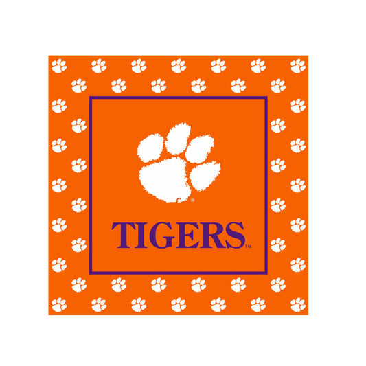 Clemson Tigers Beverage Napkins