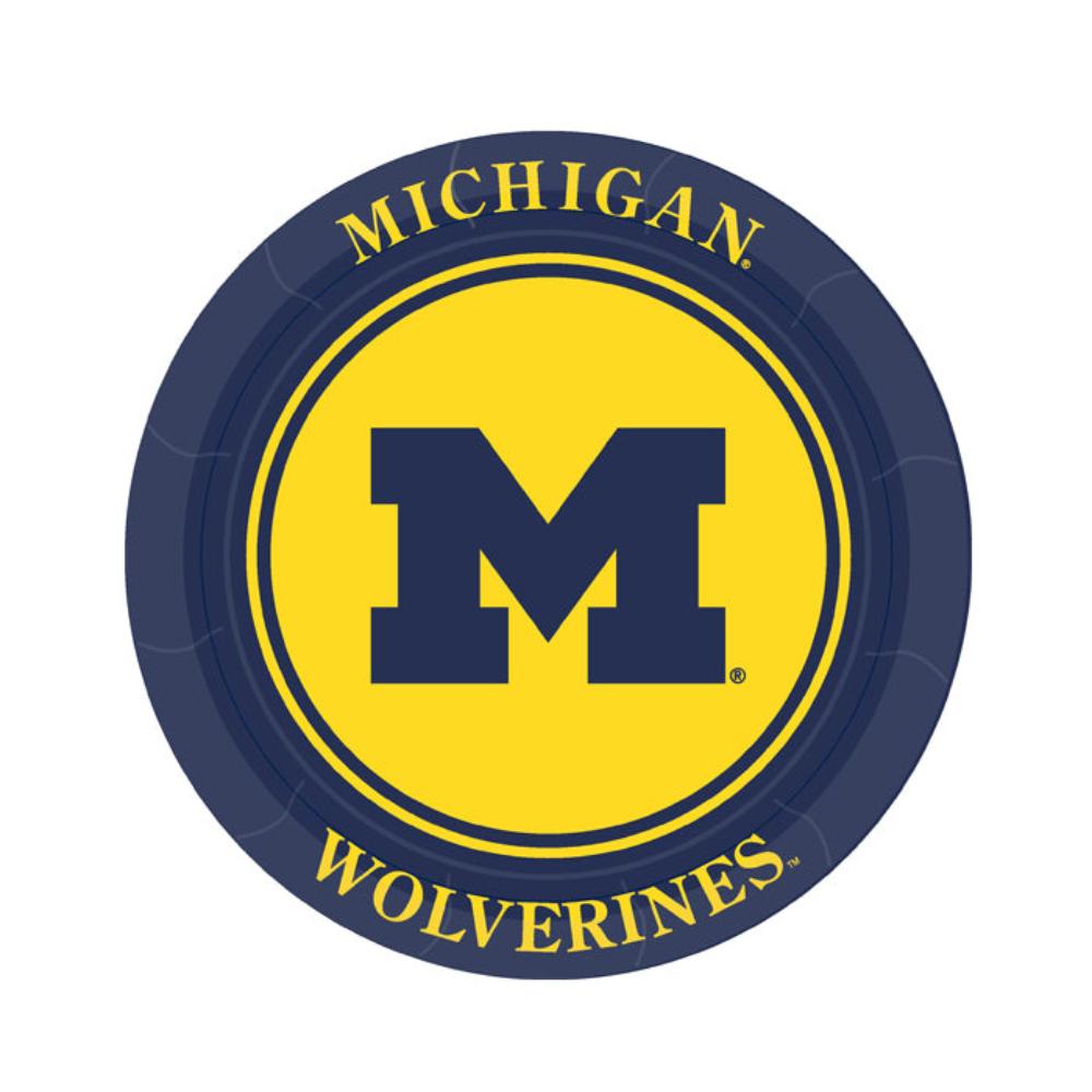 Michigan Wolverines 7" Plates