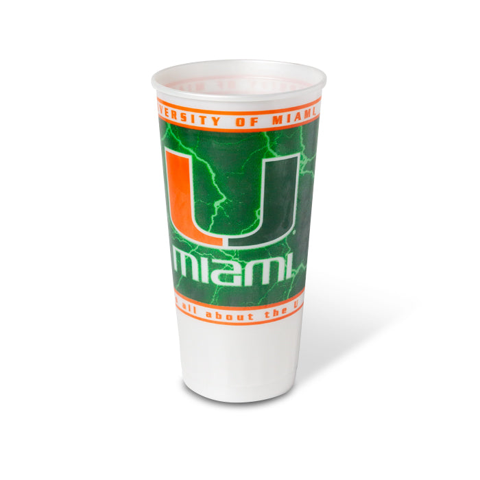 Miami Hurricanes Souvenir Cups