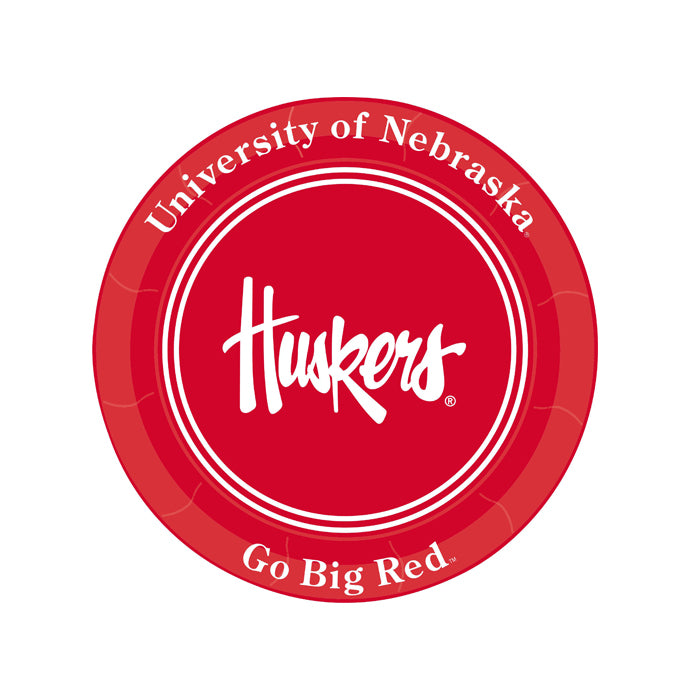 Nebraska Cornhuskers 9" Plates