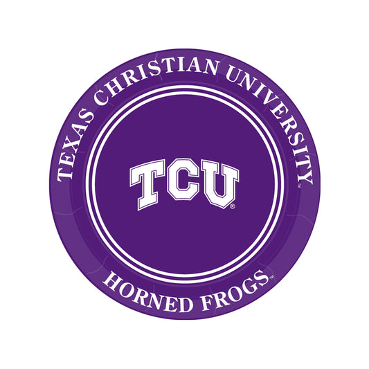 TCU Horned Frogs 9" Plates