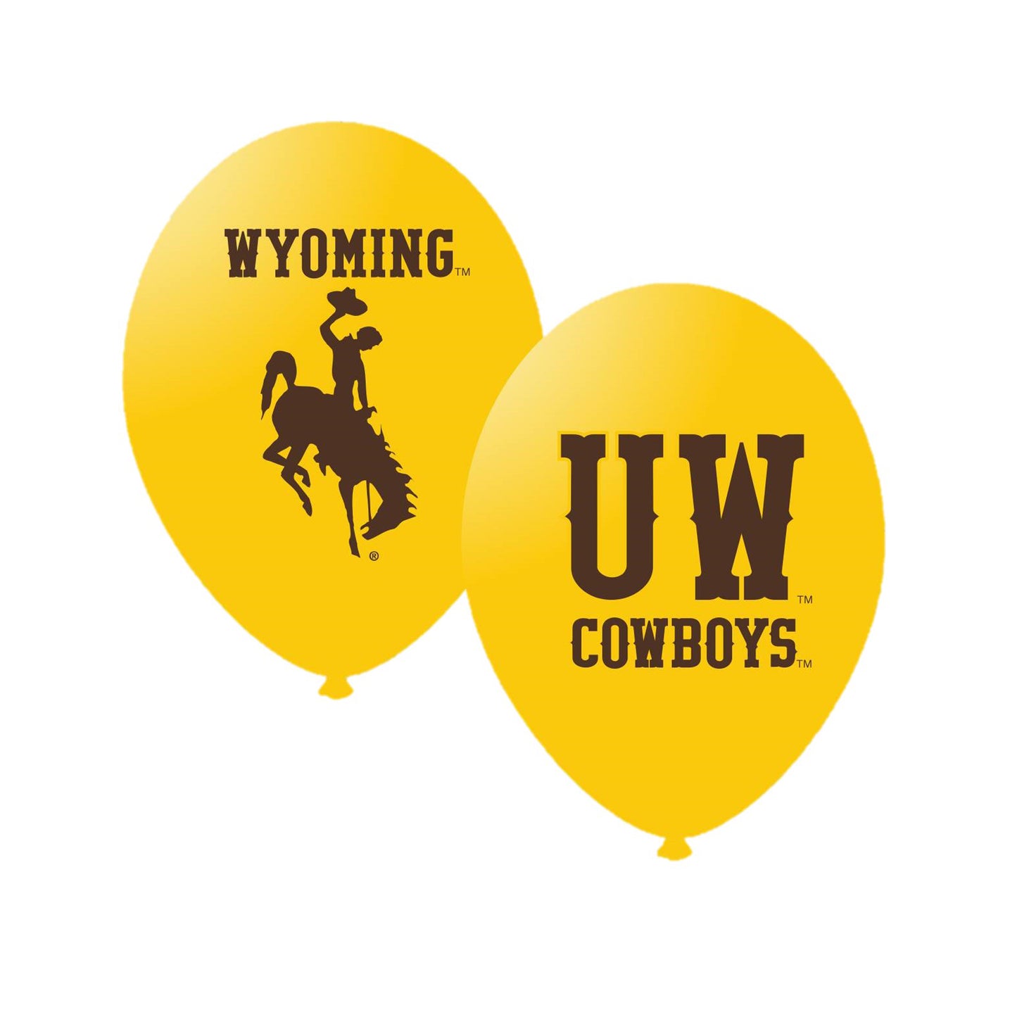 Wyoming Cowboys Latex Balloons