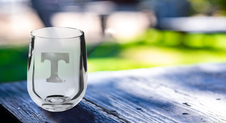 Officially Licensed Sports Stemless Wine Glasses