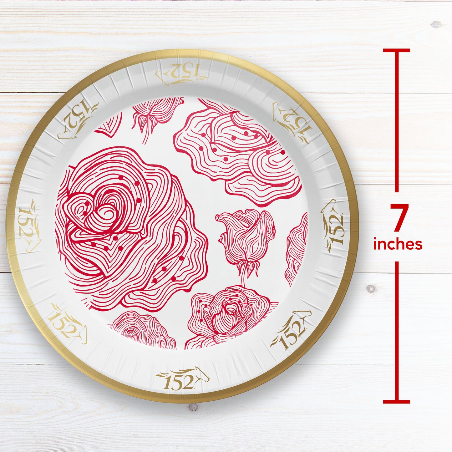 Kentucky Derby 152 7" Plates