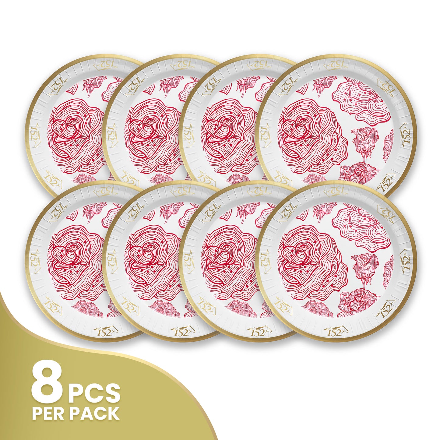 Kentucky Derby 152 7" Plates