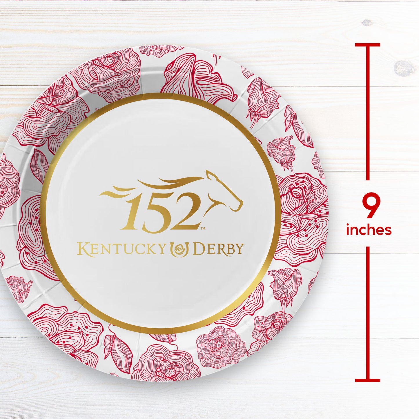 Official Kentucky Derby 152 9" Plate