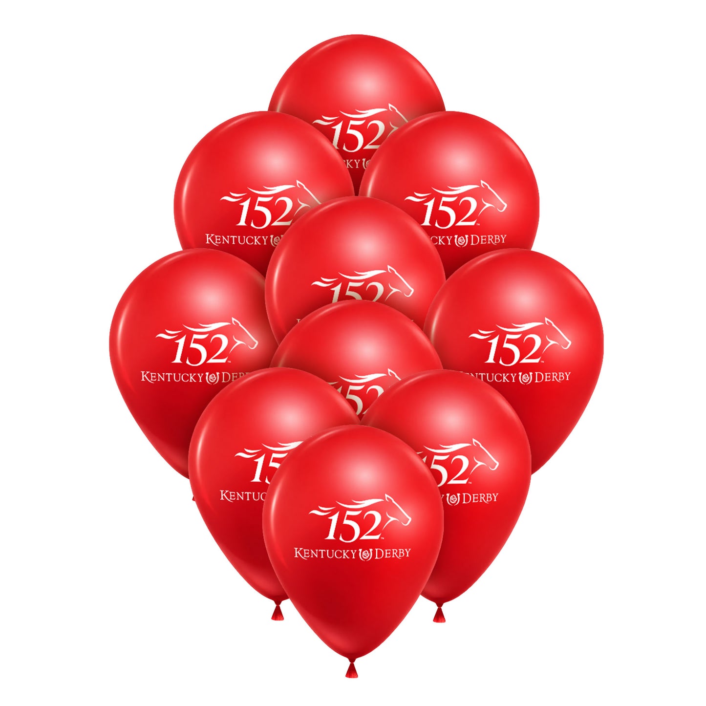 Official Kentucky Derby 152 Latex Balloons