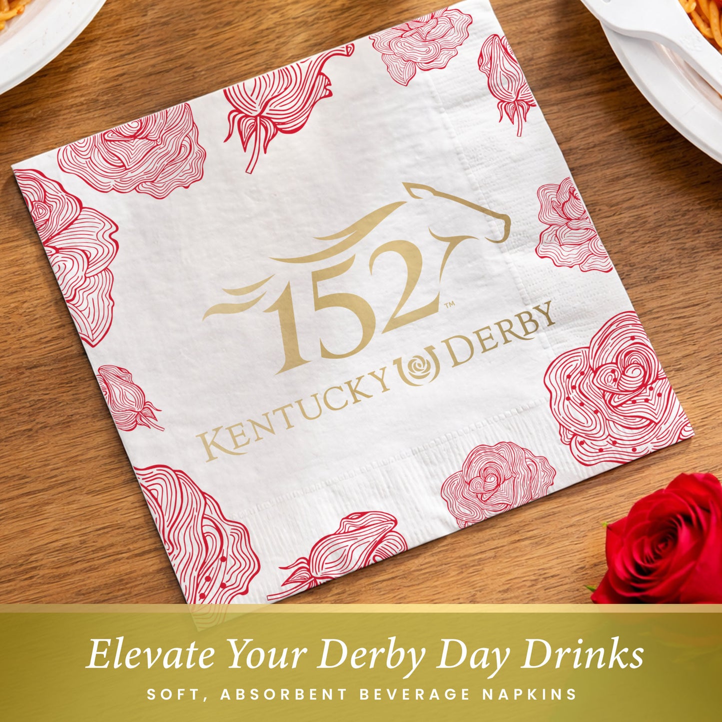Kentucky Derby 152 Beverage Napkins