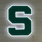 Michigan State "S" Neon Wall Sign