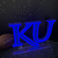 Kansas Jayhawks Neon Tabletop Sign