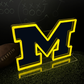 Michigan Wolverines Neon Tabletop Sign