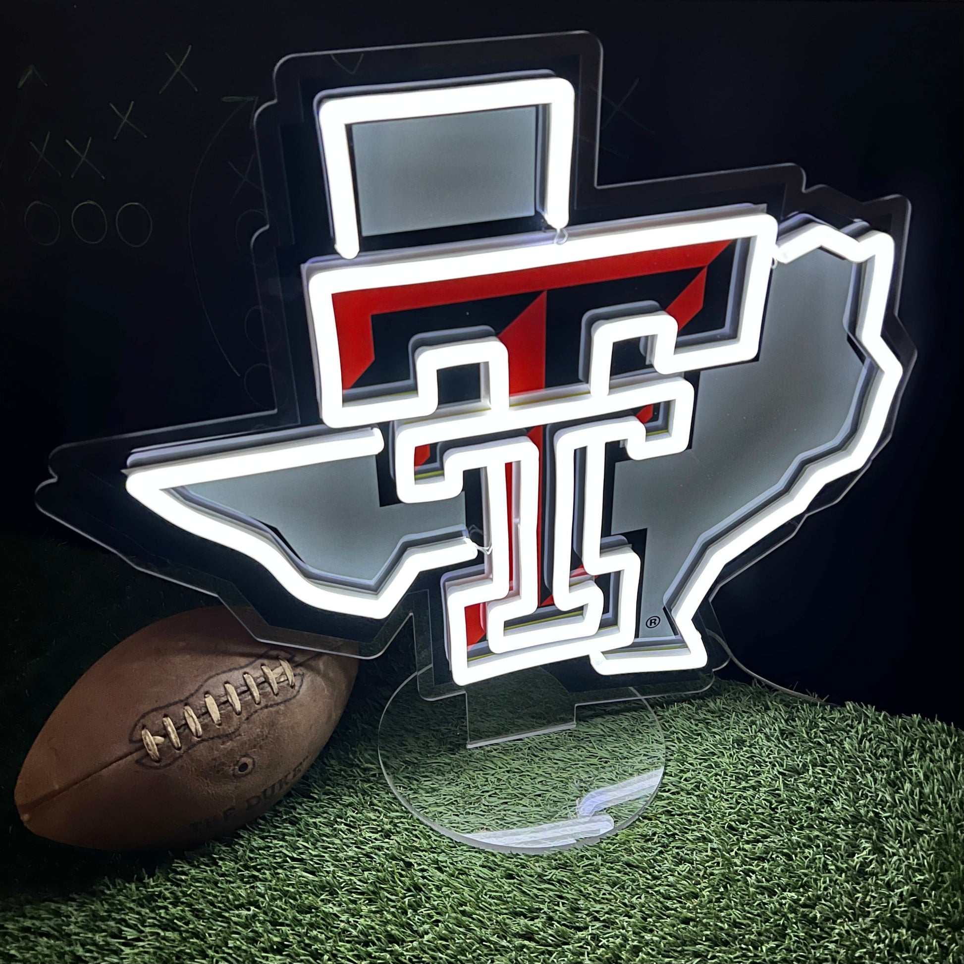 Texas Tech Red Raiders Neon Tabletop Sign