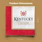 Official Kentucky Derby Evergreen Luncheon Napkins