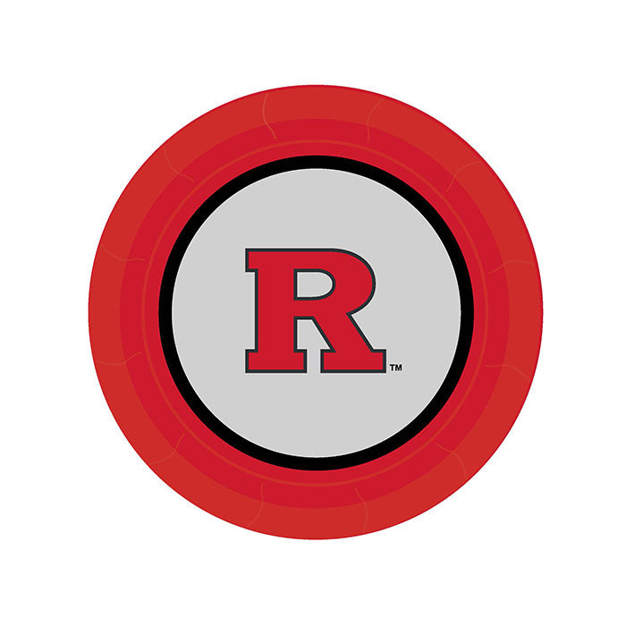 Rutgers Scarlet Knights 9" Plates