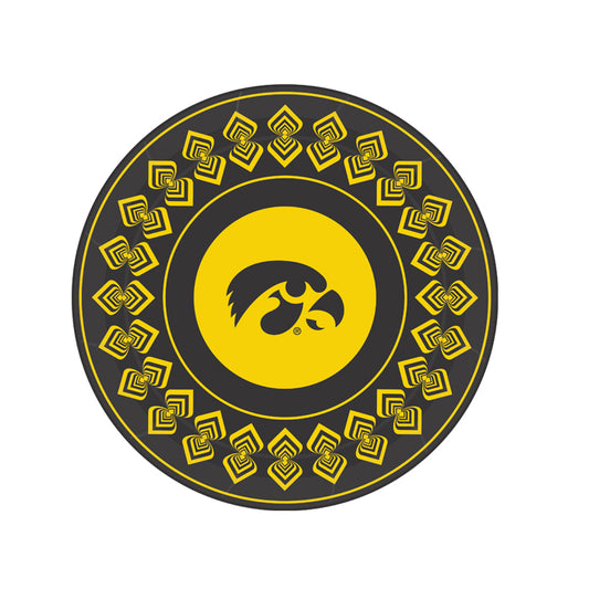 Iowa Hawkeyes 9" Plates