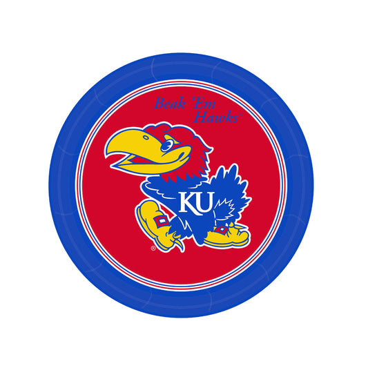Kansas Jayhawks 9" Plates
