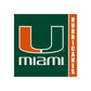 Miami Hurricanes Luncheon Napkins