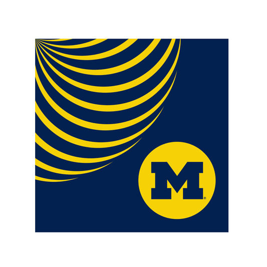 Michigan Wolverines Beverage Napkins