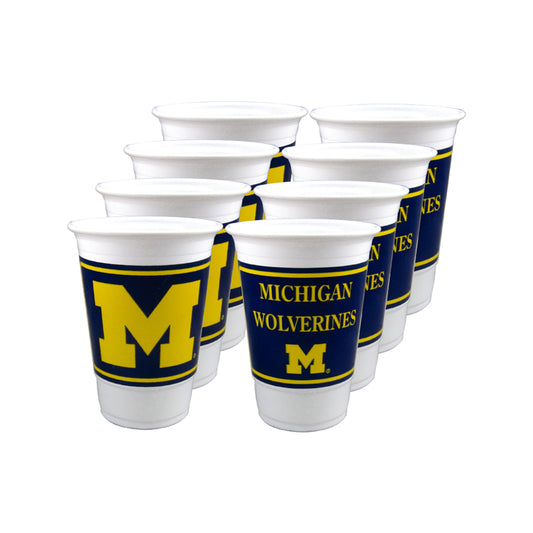 Michigan Wolverines 16oz Cups