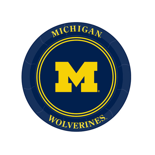Michigan Wolverines 9" Plates