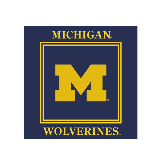 Michigan Wolverines Luncheon Napkins