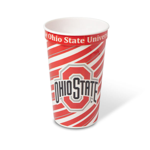 NCAA Ohio State Buckeyes Plastic Game Day Solo Cups (18 pack - 18 oz)