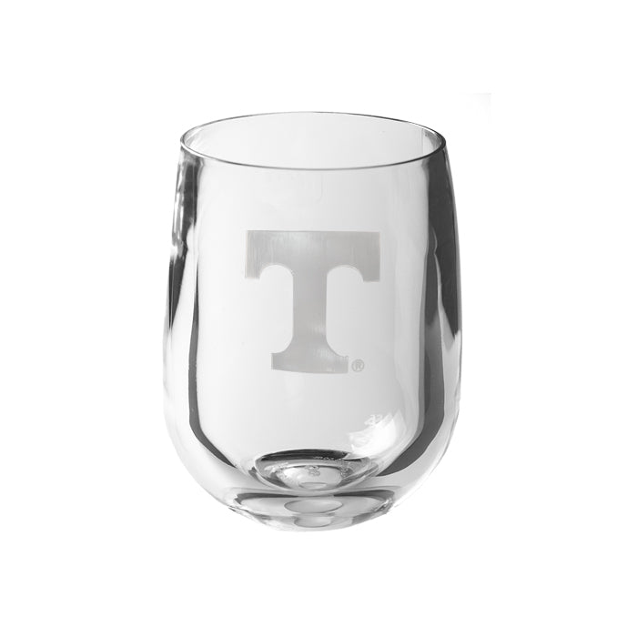 Tennessee Volunteers 12 oz Stemless Wine Glass