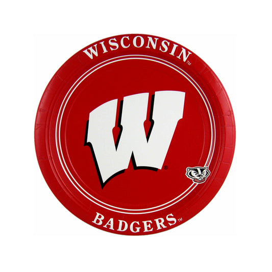 Wisconsin Badgers 9" Plates