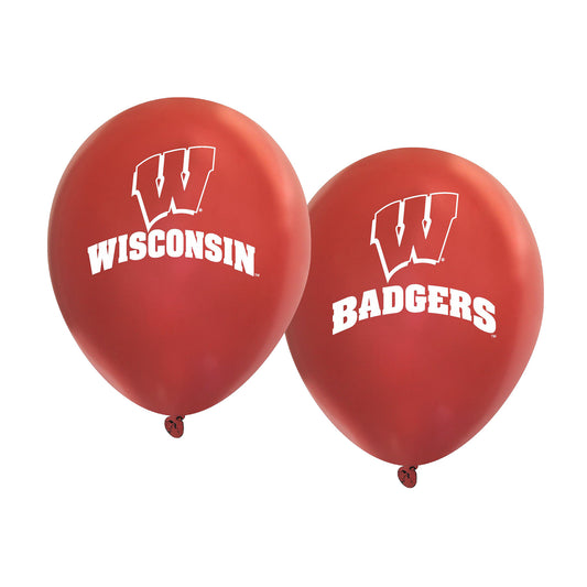 Wisconsin Badgers Latex Balloons