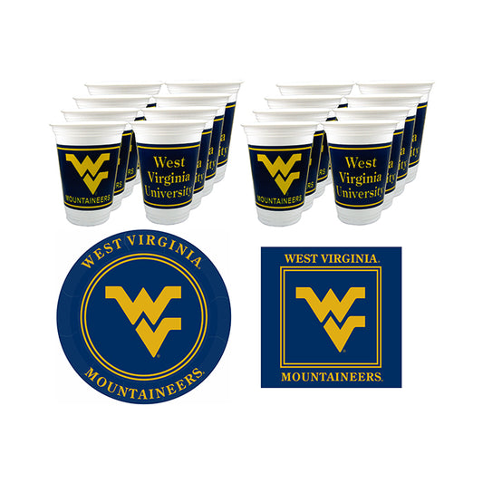 West Virginia Mountaineers Party Pack