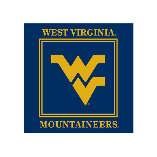 West Virginia Mountaineers Luncheon Napkins