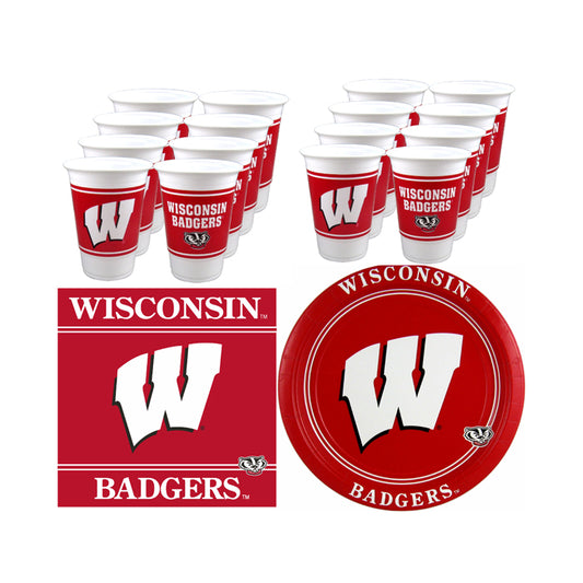 Wisconsin Badgers Party Pack